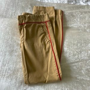 J. Crew. Andie fit trouser crop khaki pants